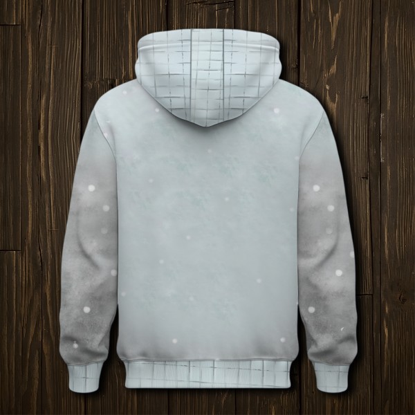 Детский худи для девочки Кот с кофе