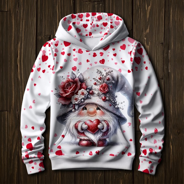 Детский худи для девочки Гном