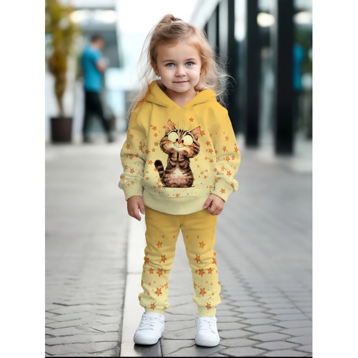 Детский костюм для девочки Кот мечтатель