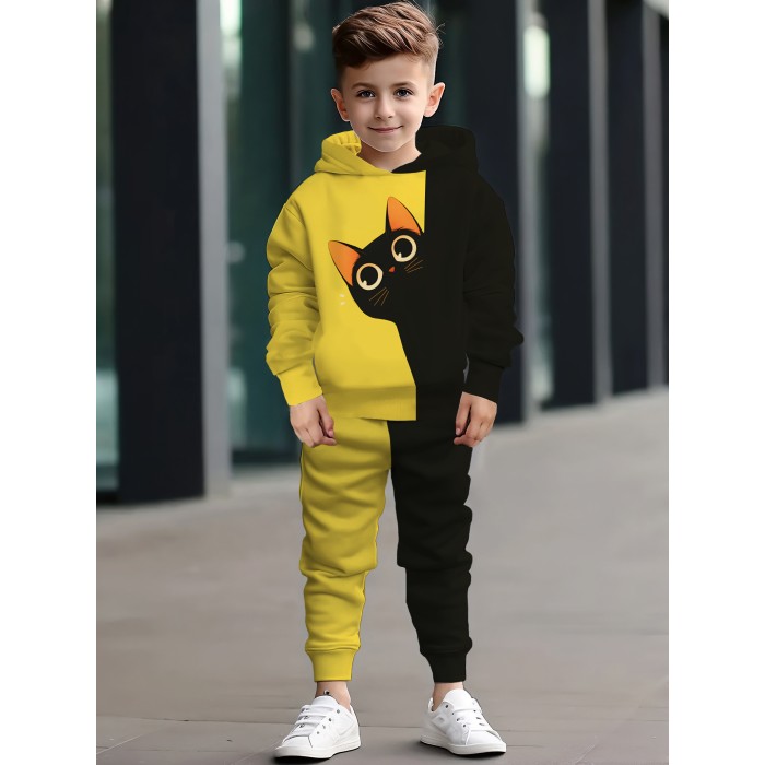 Детский костюм для мальчика Черный котик