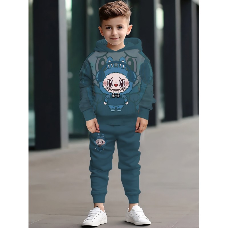 Детский костюм для мальчика Labubu (Лабубу) голубой