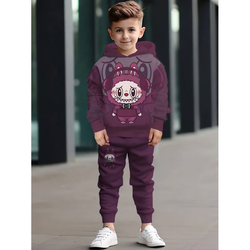 Детский костюм для мальчика Labubu (Лабубу) розовый