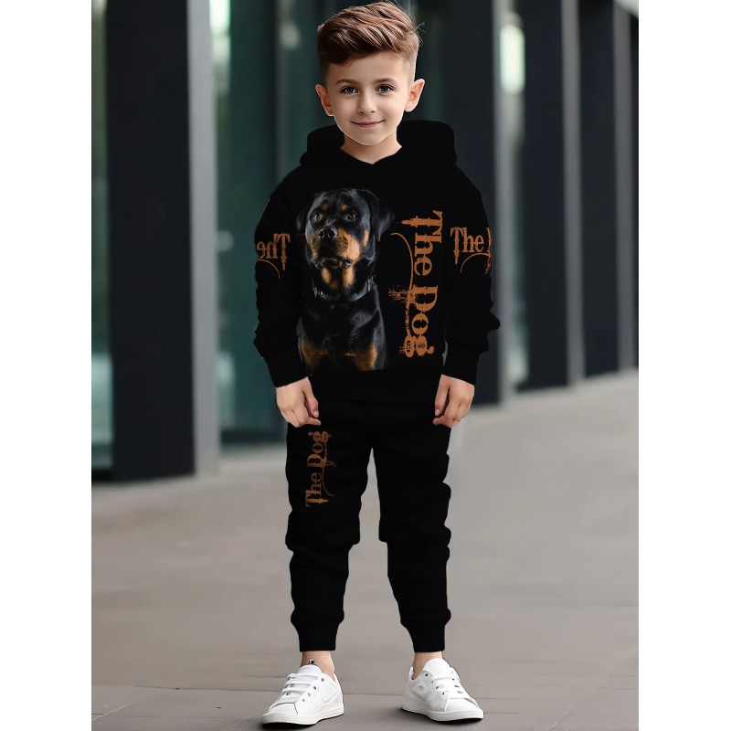 Детский костюм для мальчика The Dog размер 128 (трехнитка)