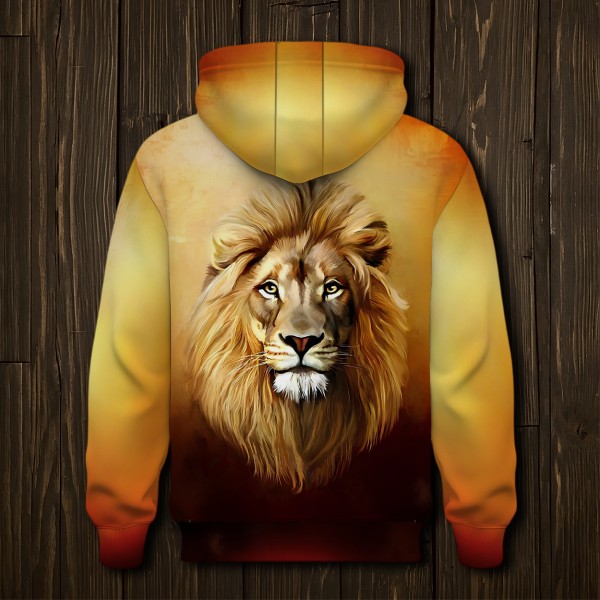 Детский костюм для мальчика Лев желтый