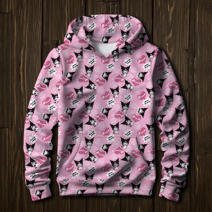 Женский худи Куроми паттерн