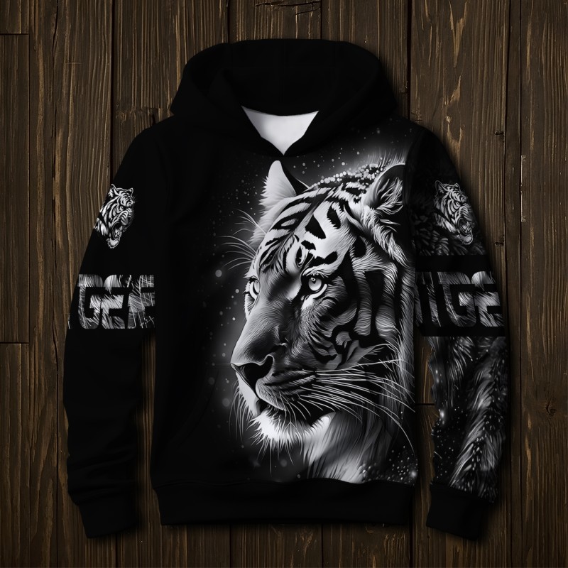Мужской худи Тигр
