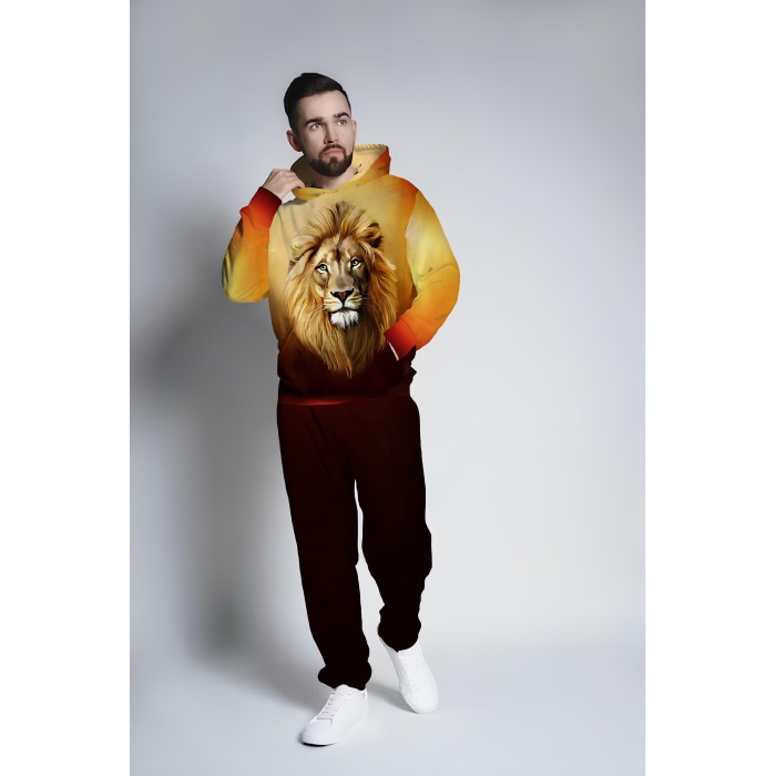 Мужской костюм Лев желтый