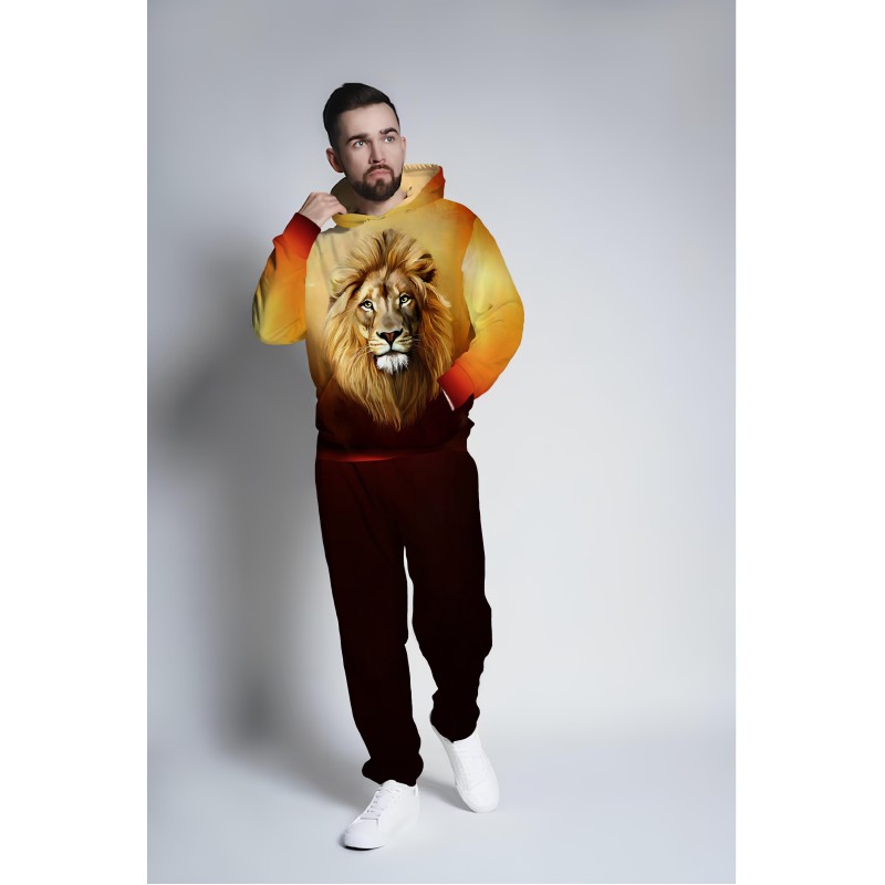 Мужской костюм Лев желтый