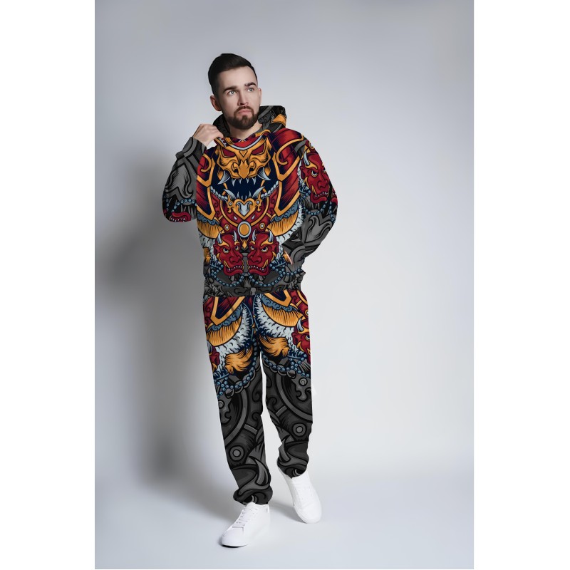 Мужской костюм Самурай размер 4XL (трехнитка)